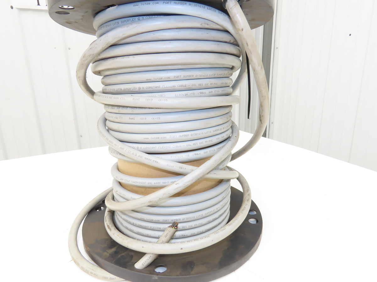 Lutze A1381618 Silflex Multiconductor Cable 600V 16 AWG 25 Conductor 75' Spool