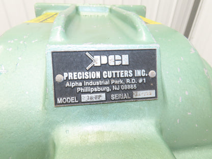 PCI Precision 78-FP Trim Cutter Plastic Granulator 2-Blade Rotor 4x7" Flange