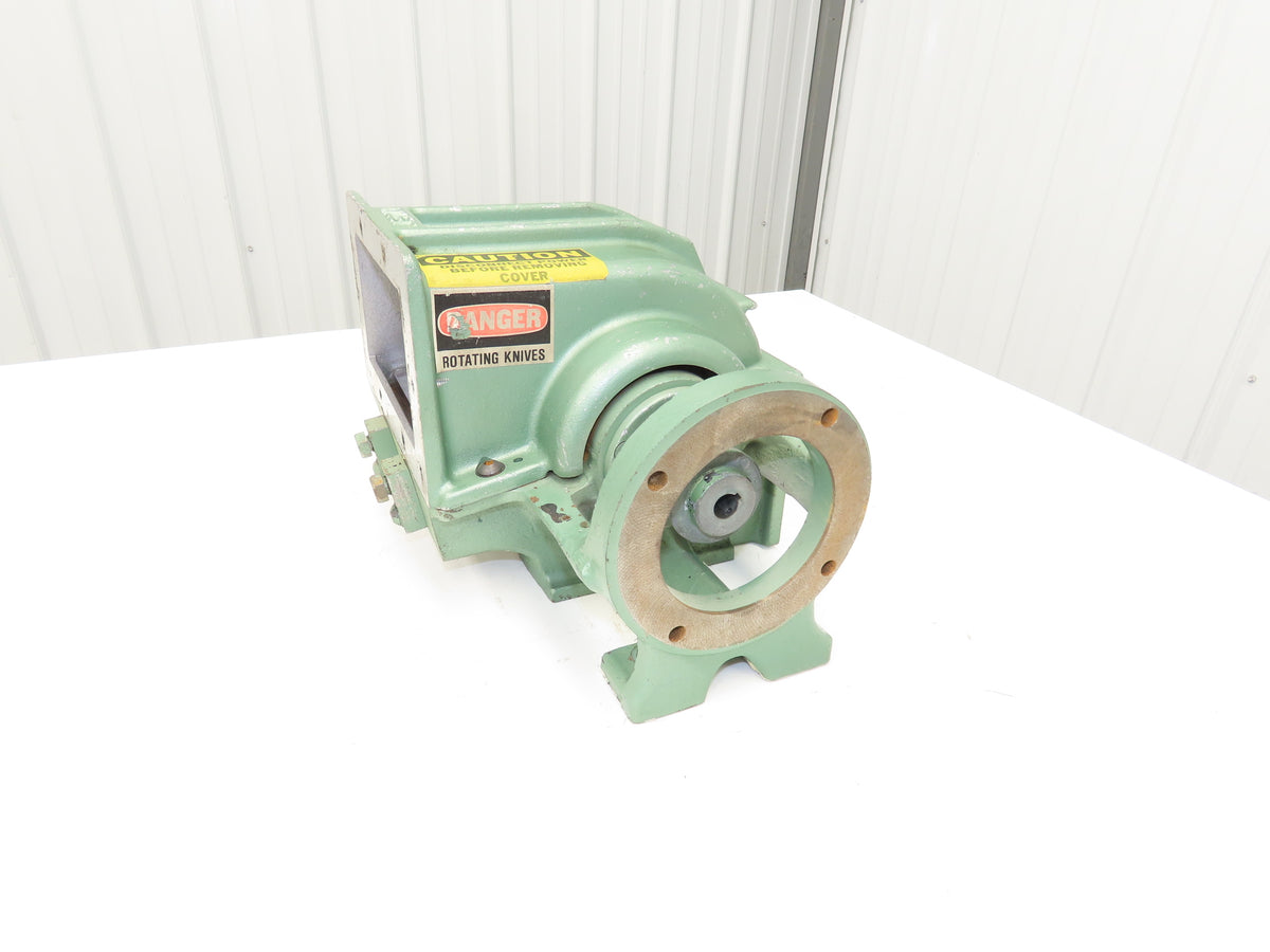 PCI Precision 78-FP Trim Cutter Plastic Granulator 2-Blade Rotor 4x7" Flange