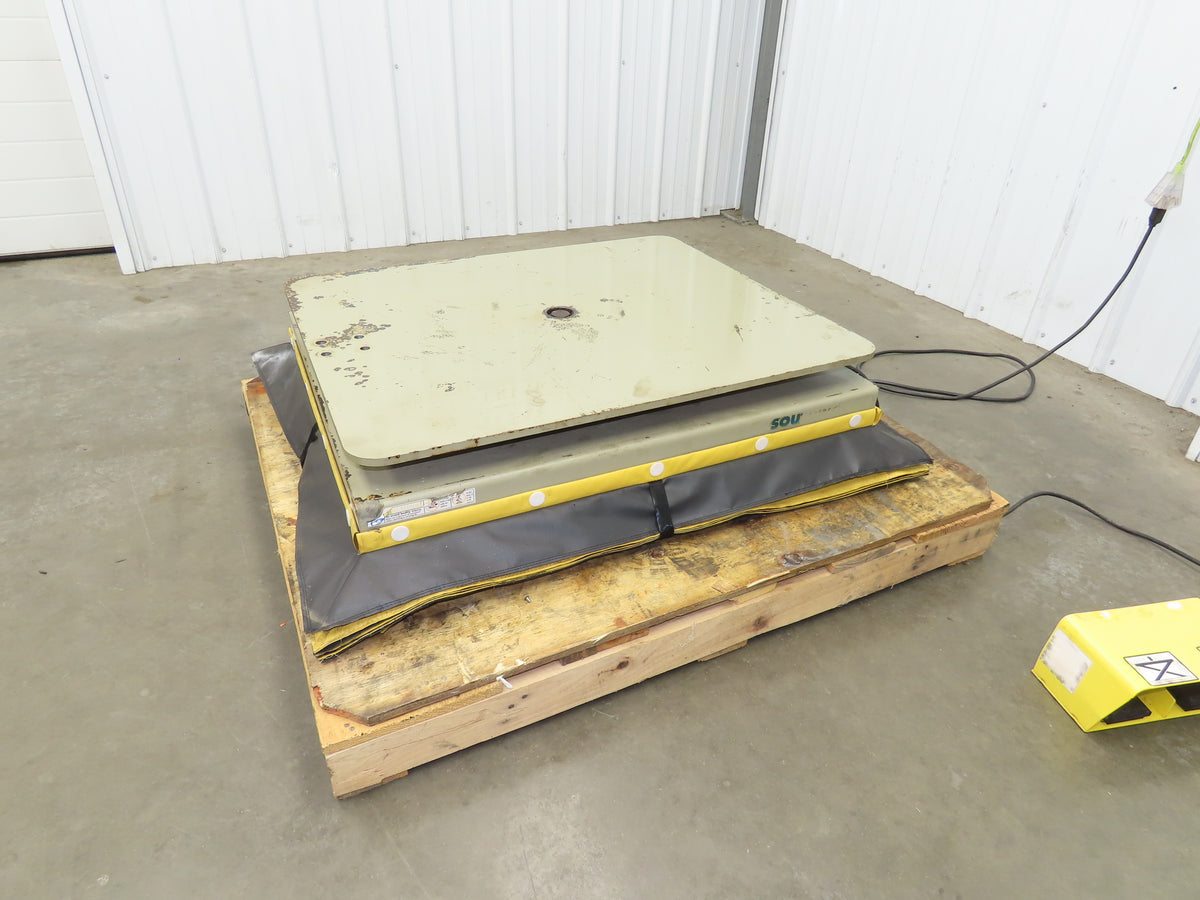 Southworth LS2-24 Hydraulic Lift Table 1700Lb 24" Travel 36"x30" Swivel Top 120V