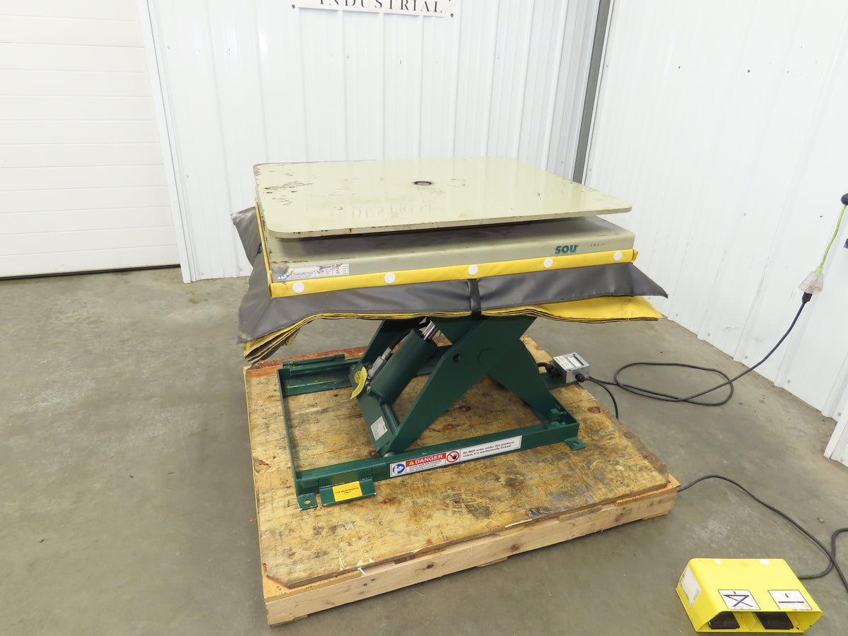 Southworth LS2-24 Hydraulic Lift Table 1700Lb 24" Travel 36"x30" Swivel Top 120V