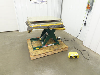 Southworth LS2-24 Hydraulic Lift Table 1700Lb 24" Travel 36"x30" Swivel Top 120V