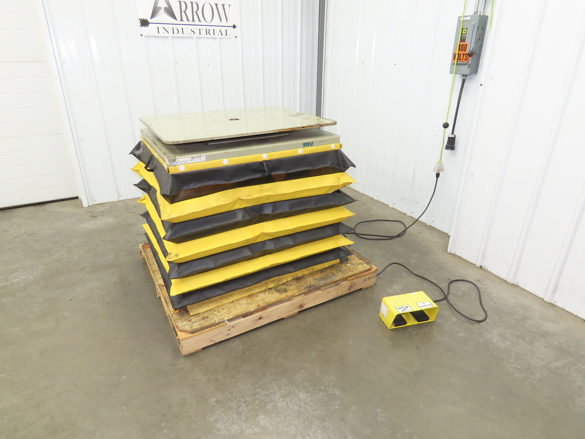 Southworth LS2-24 Hydraulic Lift Table 1700Lb 24" Travel 36"x30" Swivel Top 120V