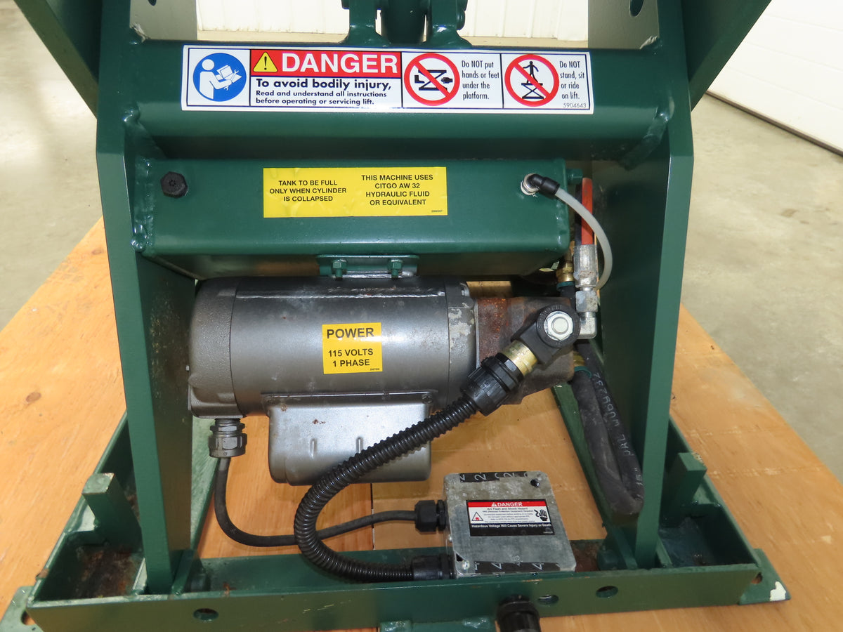 Southworth LS2-24 Hydraulic Lift Table 2000Lb 24" Travel 36"x30" Top 120V 1Ph