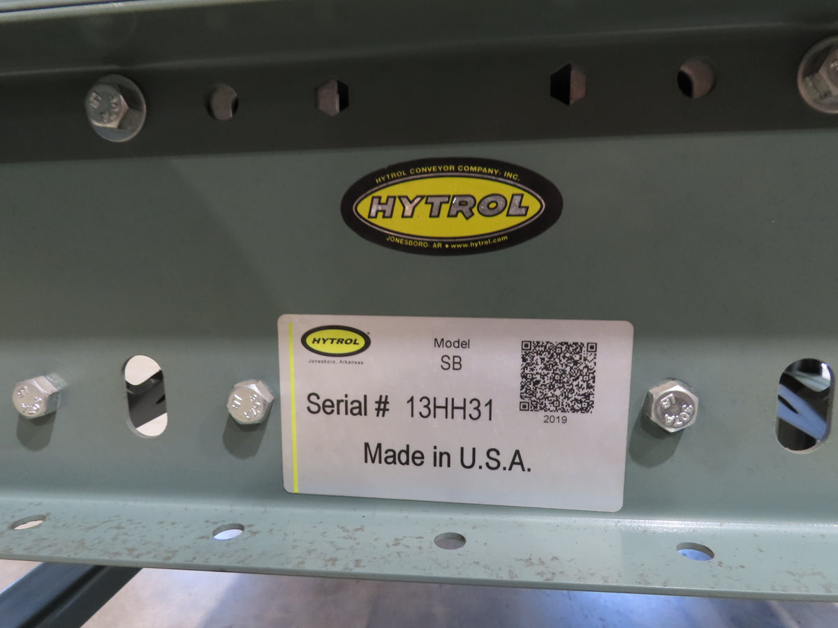 Hytrol SB 42"x 5' Slider Bed Conveyor 36"Belt 230/460V 3PH Direct Drive 70FPM