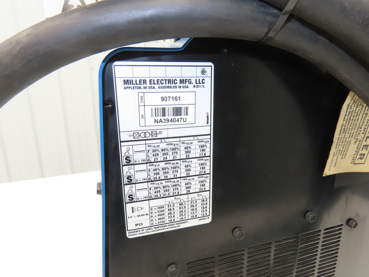 Miller XMT 350 CC/CV Multiprocess Welder 350A DC Arc 208-575V Power Unit 907161