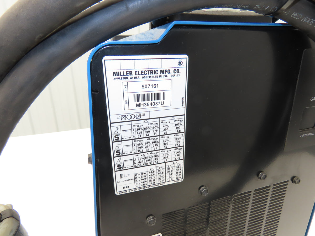 Miller XMT 350 CC/CV Multiprocess Welder 350A DC Arc 208-575V Power Unit 907161