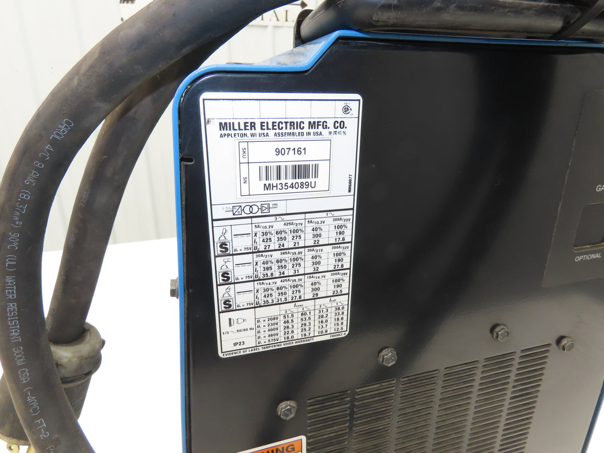 Miller XMT 350 CC/CV Multiprocess Welder 350A DC Arc 208-575V Power Unit 907161