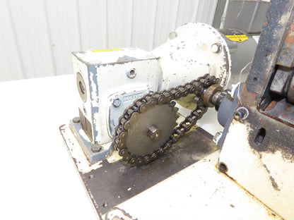 Trim Cutter Plastic Granulator Roll Feeder .5Hp 1725rpm 230/460V Chain Drive