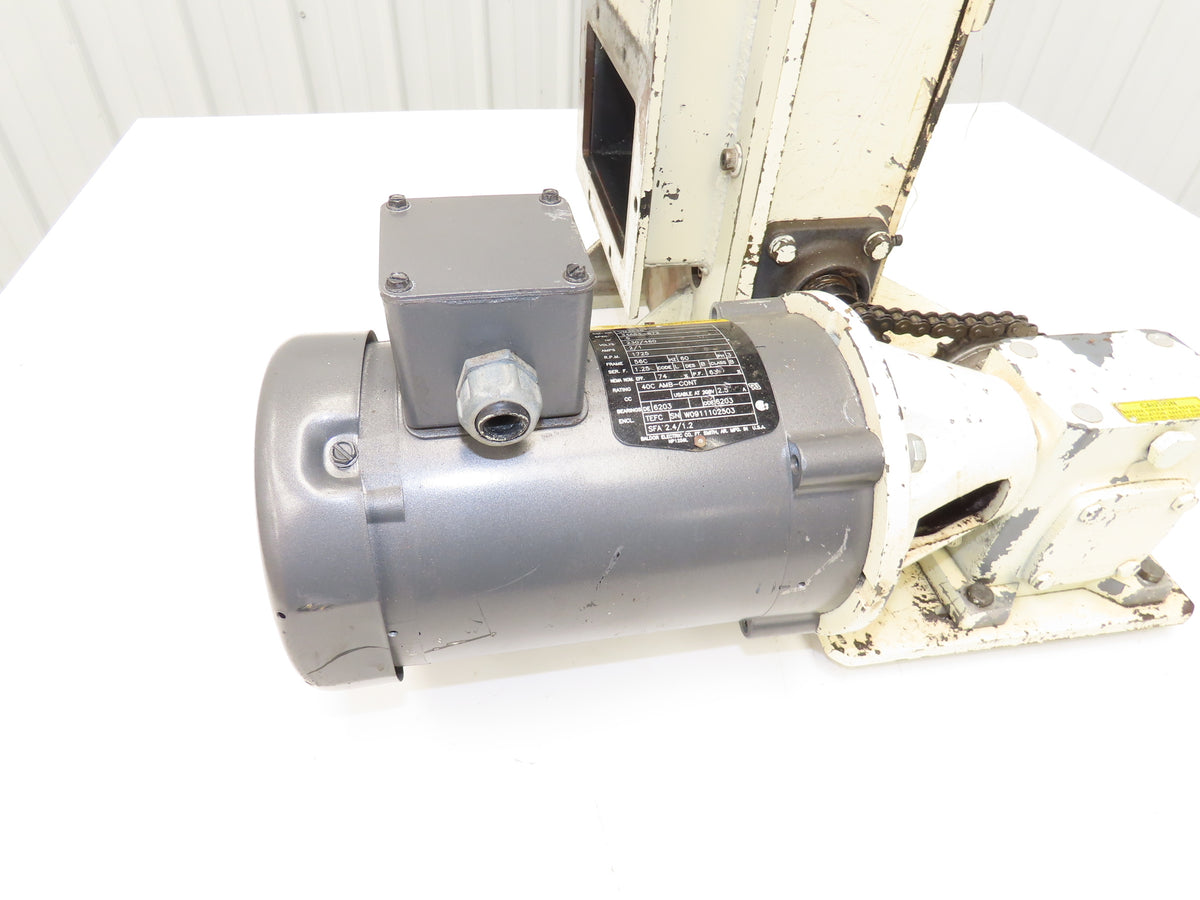 Trim Cutter Plastic Granulator Roll Feeder .5Hp 1725rpm 230/460V Chain Drive