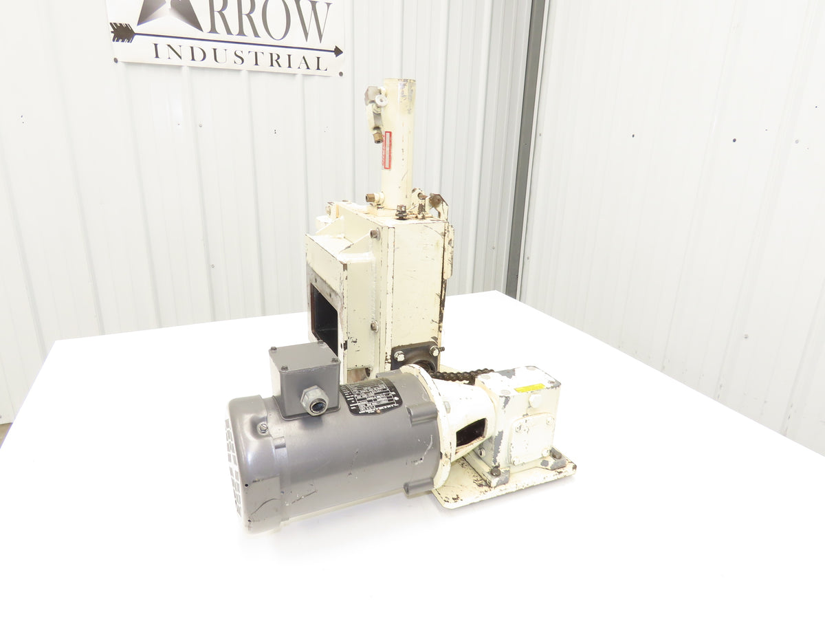 Trim Cutter Plastic Granulator Roll Feeder .5Hp 1725rpm 230/460V Chain Drive