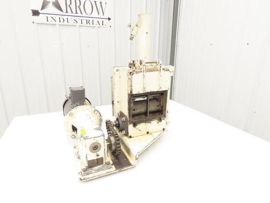 Trim Cutter Plastic Granulator Roll Feeder .5Hp 1725rpm 230/460V Chain Drive