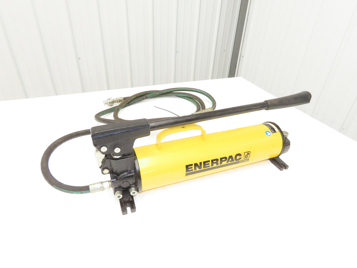 Simplex P80 Hydraulic Hand Pump 500/10,000 PSI 2-Speed Single Acting w/Hose
