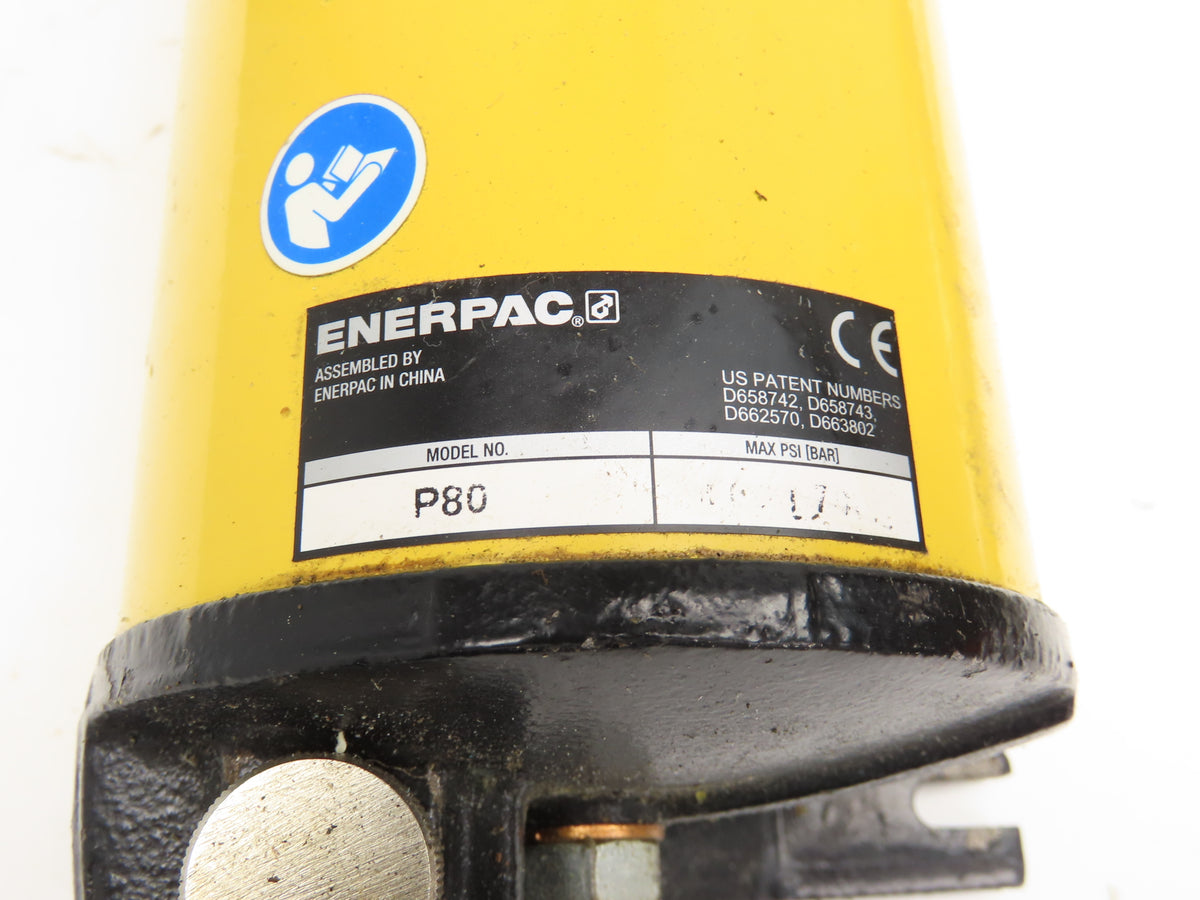 Simplex P80 Hydraulic Hand Pump 500/10,000 PSI 2-Speed Single Acting w/Hose
