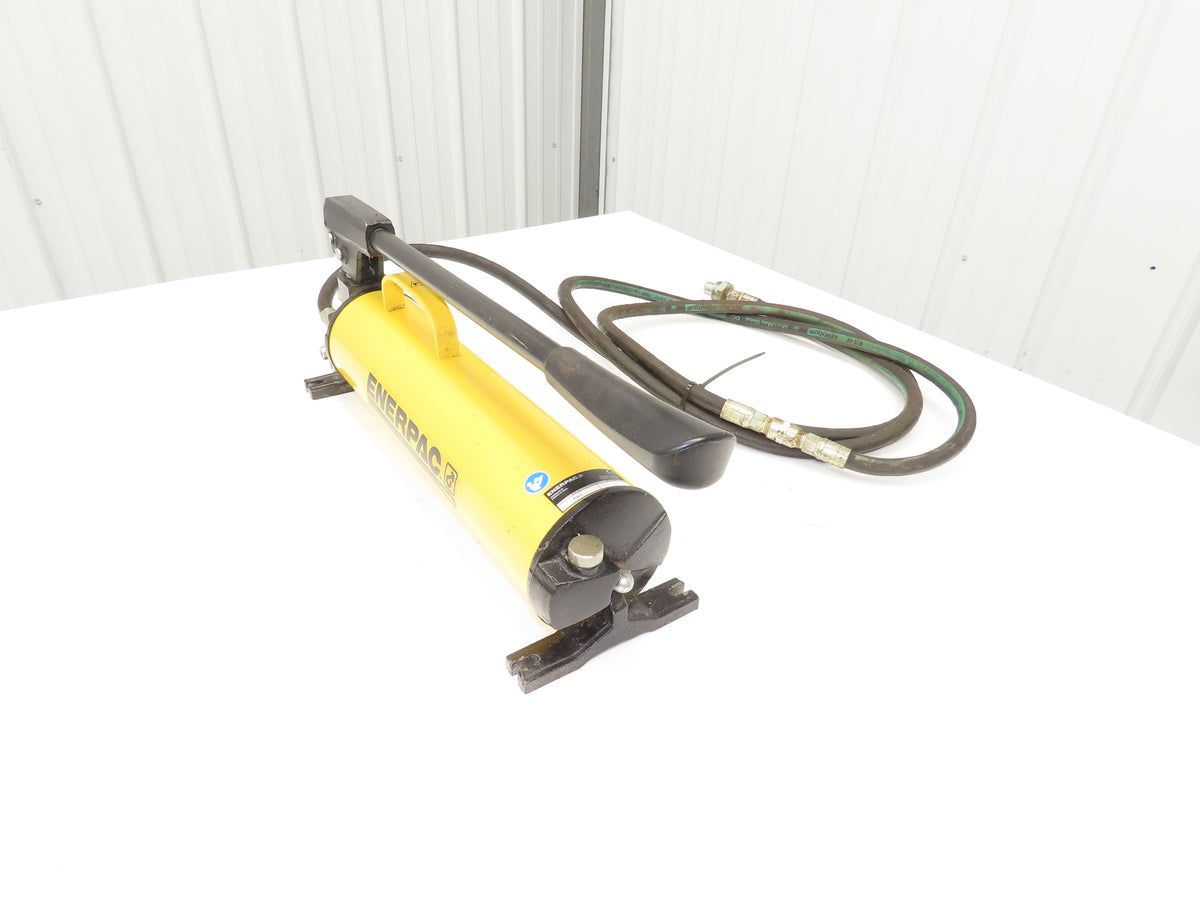 Simplex P80 Hydraulic Hand Pump 500/10,000 PSI 2-Speed Single Acting w/Hose