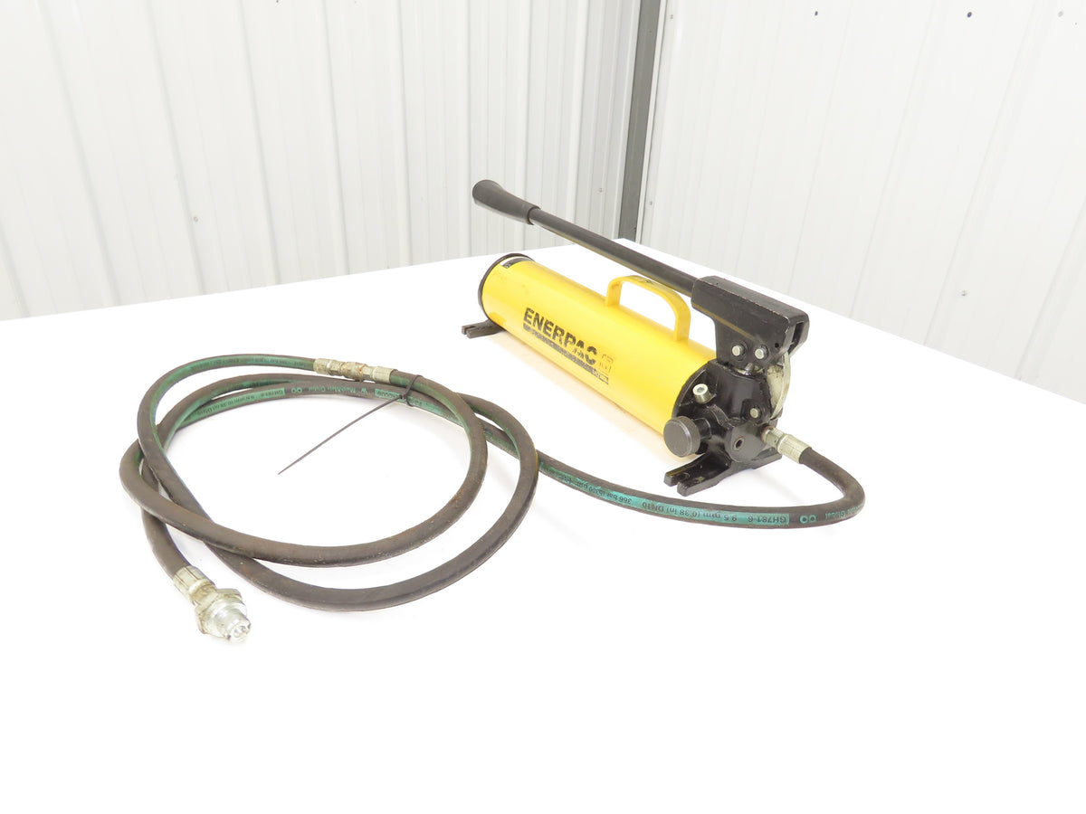 Simplex P80 Hydraulic Hand Pump 500/10,000 PSI 2-Speed Single Acting w/Hose