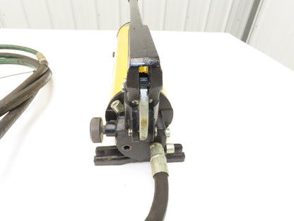 Simplex P80 Hydraulic Hand Pump 500/10,000 PSI 2-Speed Single Acting w/Hose