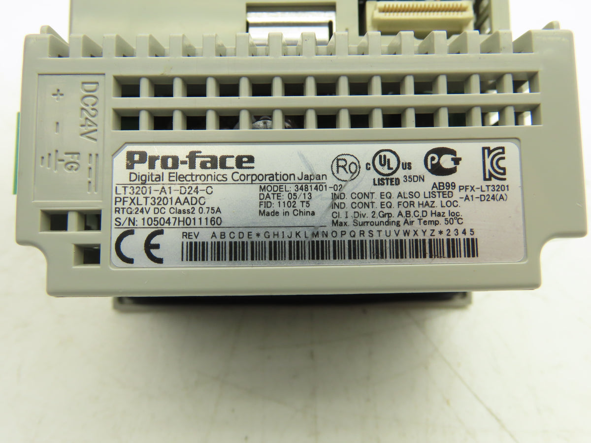 Pro-face LT3201-A1-D24-C PFXLT3201AADC 3.8in Touch HMI 24VDC 12DI/6DO LT3000