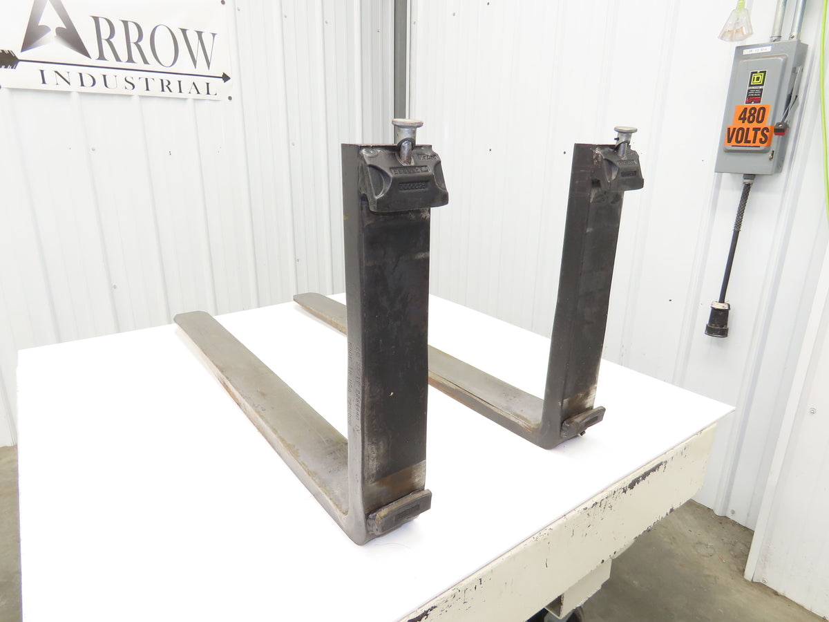 Cascade 7252008 4 X 41.5" Class 2 Steel Forklift Forks 16" Carriage 1-Pair