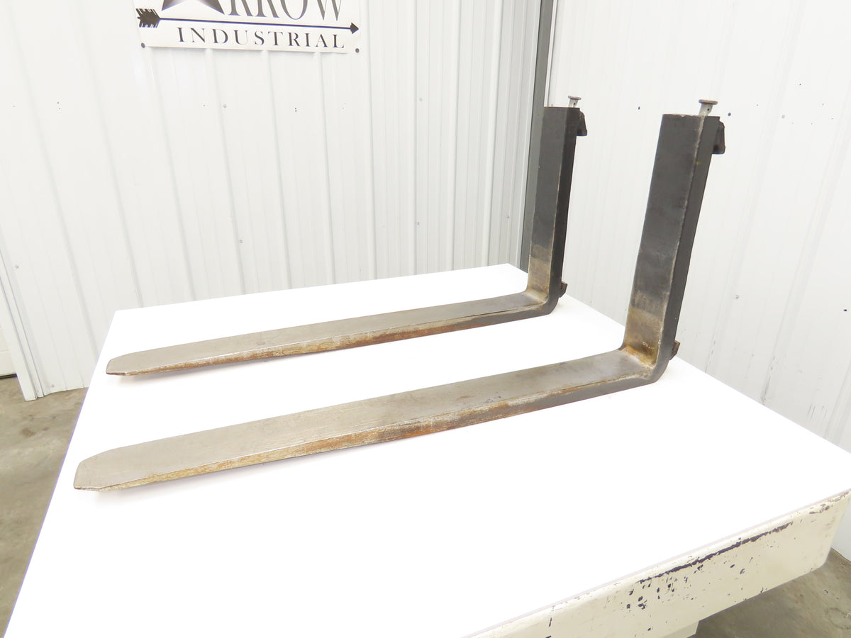 Cascade 7252008 4 X 41.5" Class 2 Steel Forklift Forks 16" Carriage 1-Pair