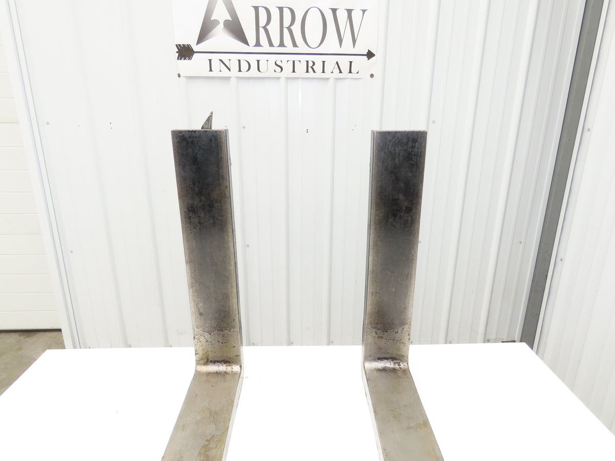 TU43M030 4 X 42" Class 2 Steel Forklift Forks 16" Carriage 1-Pair