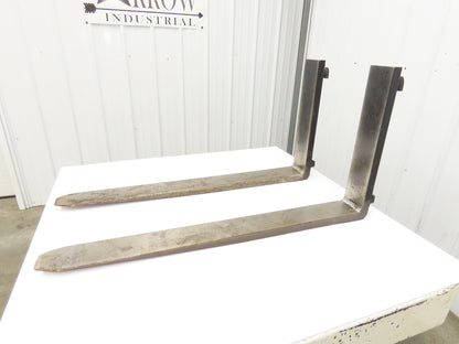 TU43M030 4 X 42" Class 2 Steel Forklift Forks 16" Carriage 1-Pair