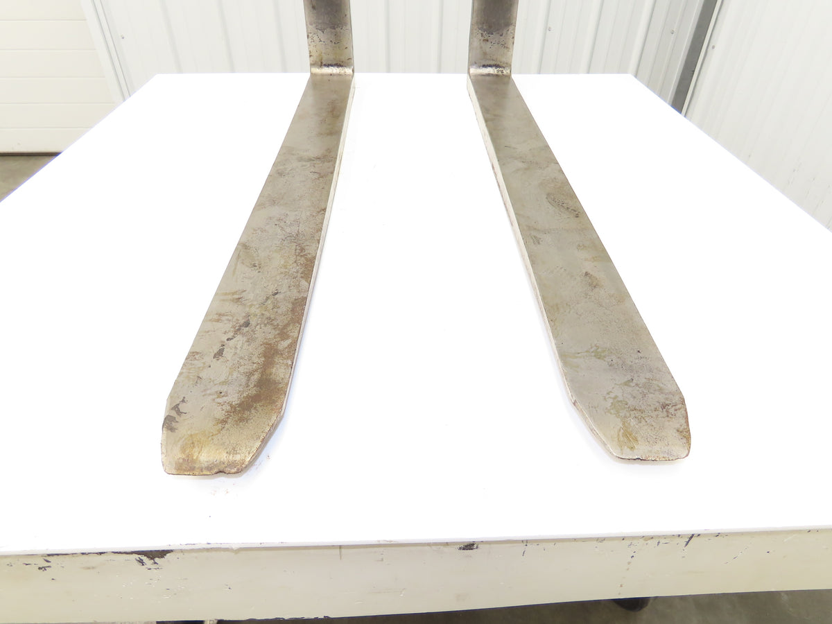 TU43M030 4 X 42" Class 2 Steel Forklift Forks 16" Carriage 1-Pair