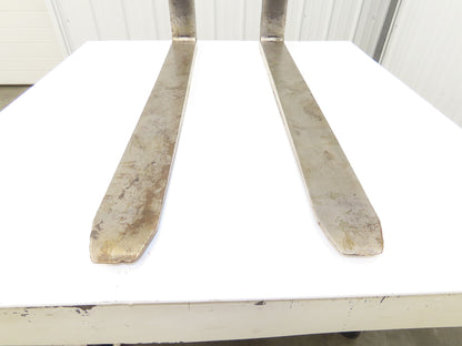 TU43M030 4 X 42" Class 2 Steel Forklift Forks 16" Carriage 1-Pair