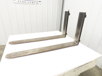 TU43M030 4 X 42" Class 2 Steel Forklift Forks 16" Carriage 1-Pair