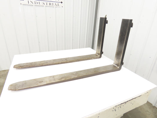 TU43M030 4 X 42" Class 2 Steel Forklift Forks 16" Carriage 1-Pair