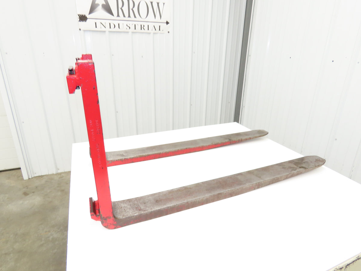 Bolzoni 4083372 4x42" Class 2 Steel Forklift Forks 16" Carriage 1-Pair