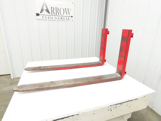 Bolzoni 4083372 4x42" Class 2 Steel Forklift Forks 16" Carriage 1-Pair
