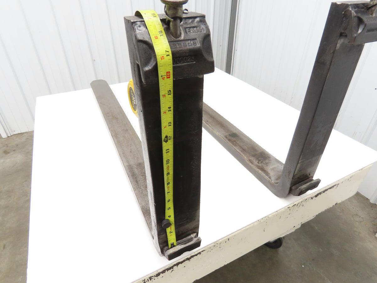 Cascade B2B48SD 4 X 48" Class 2 Steel Forklift Forks 16" Carriage 1-Pair