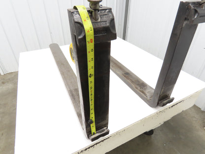 Cascade B2B48SD 4 X 48" Class 2 Steel Forklift Forks 16" Carriage 1-Pair
