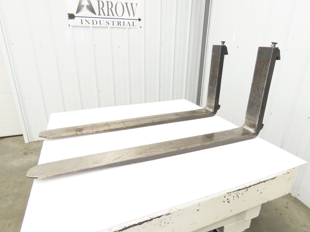 Cascade B2B48SD 4 X 48" Class 2 Steel Forklift Forks 16" Carriage 1-Pair