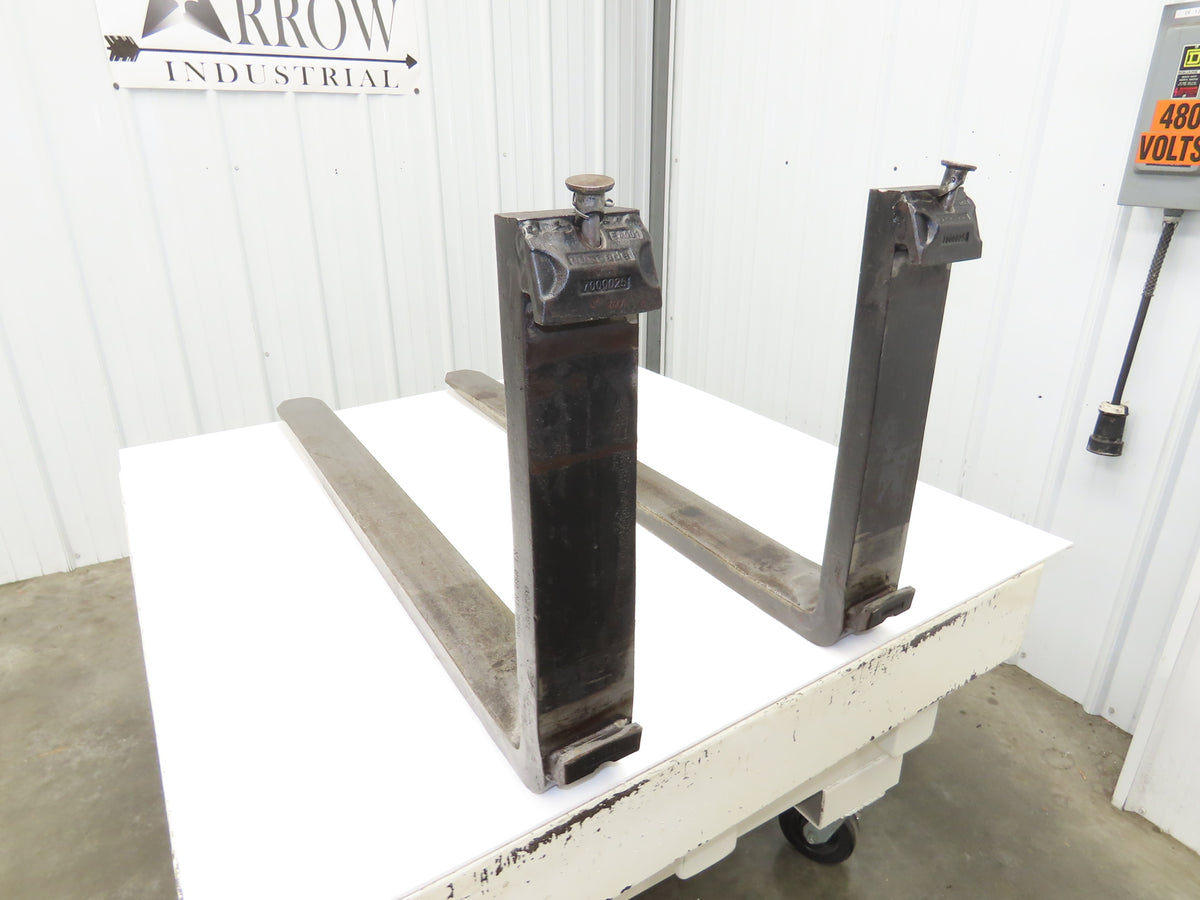 Cascade B2B48SD 4 X 48" Class 2 Steel Forklift Forks 16" Carriage 1-Pair