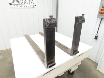Cascade B2B48SD 4 X 48" Class 2 Steel Forklift Forks 16" Carriage 1-Pair