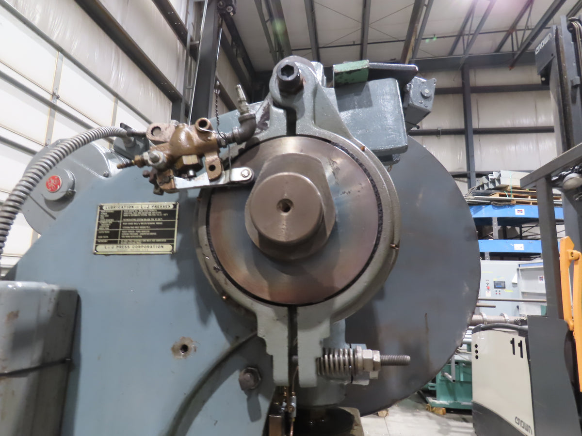 L&J No 36 Mechanical OBI Punch Press 36 Ton 3" Stroke 3Hp 3Ph Brake