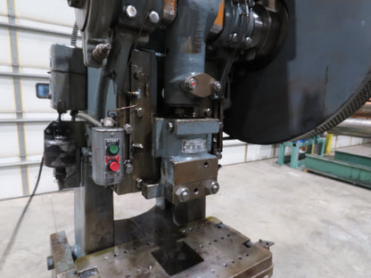 L&J No 36 Mechanical OBI Punch Press 36 Ton 3" Stroke 3Hp 3Ph Brake