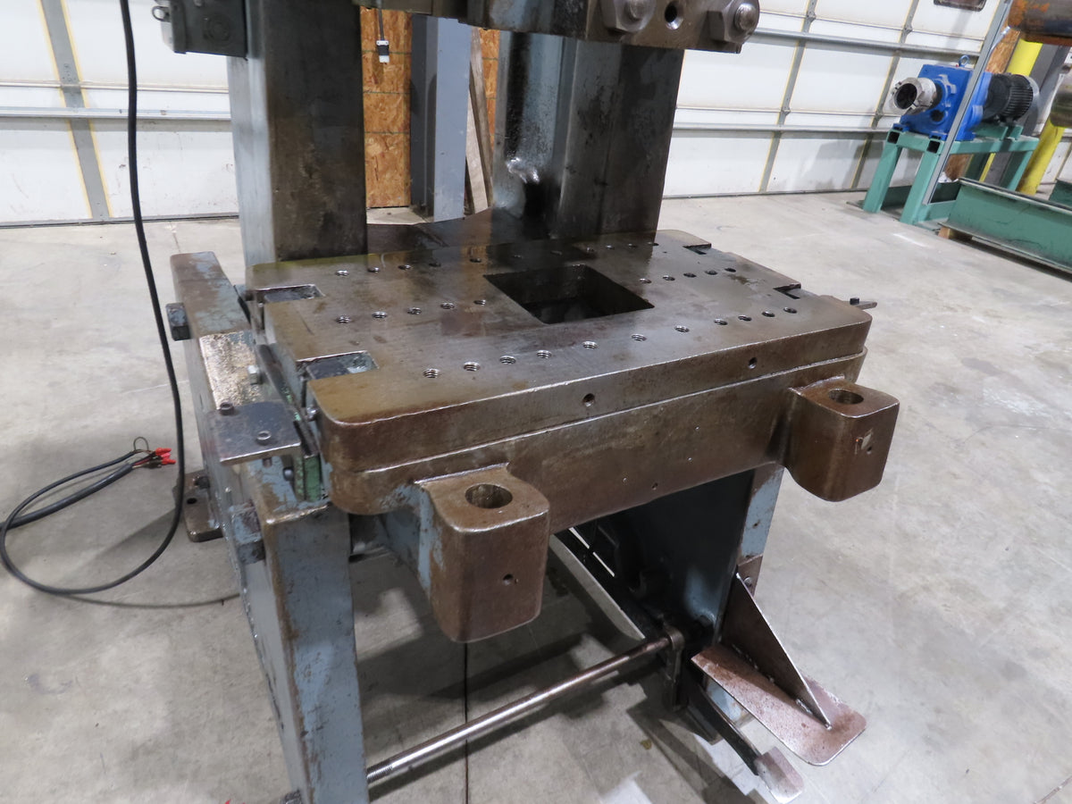 L&J No 36 Mechanical OBI Punch Press 36 Ton 3" Stroke 3Hp 3Ph Brake