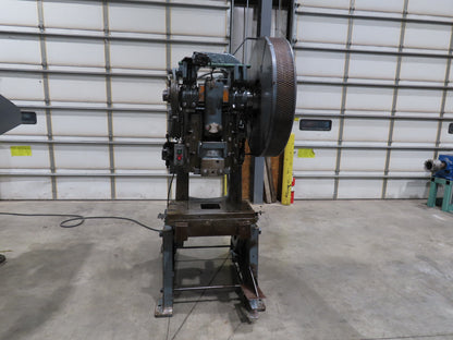 L&J No 36 Mechanical OBI Punch Press 36 Ton 3" Stroke 3Hp 3Ph Brake