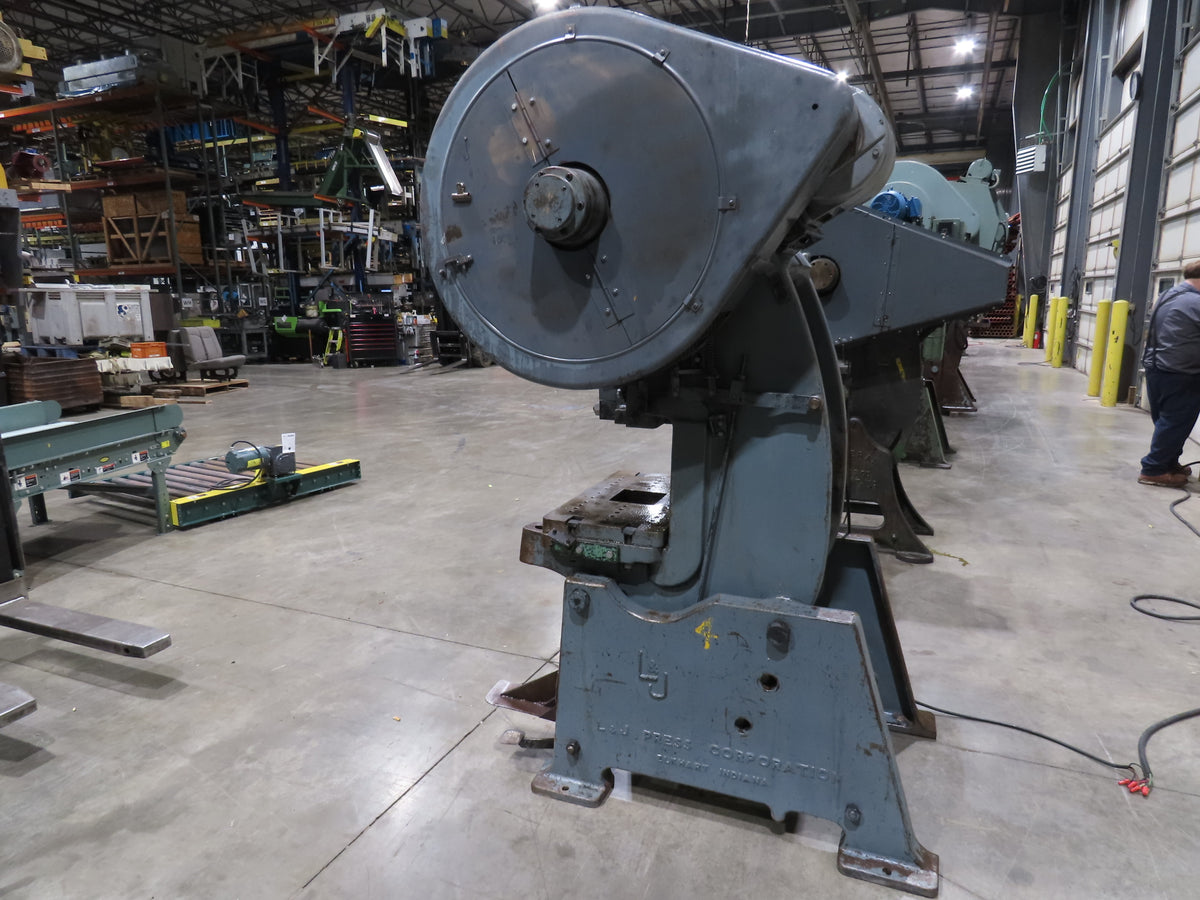 L&J No 36 Mechanical OBI Punch Press 36 Ton 3" Stroke 3Hp 3Ph Brake