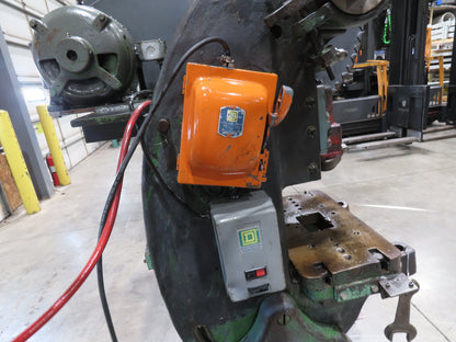Federal No 3 Mechanical OBI Punch Press 26 Ton 2-3/8" Stroke 6" Throat 1Hp 3Ph