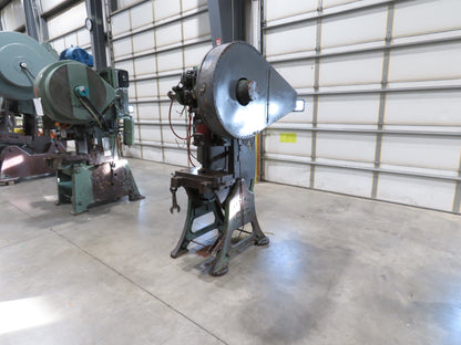 Federal No 3 Mechanical OBI Punch Press 26 Ton 2-3/8" Stroke 6" Throat 1Hp 3Ph