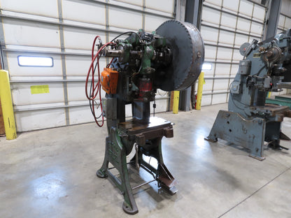 Federal No 3 Mechanical OBI Punch Press 26 Ton 2-3/8" Stroke 6" Throat 1Hp 3Ph