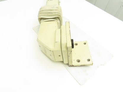 Hoffman HMI Support Arm 80x80mm Tube w/Intermediate Joint Wall Mount Swivel 26"L