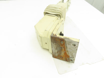 Hoffman HMI Support Arm 80x80mm Tube w/Intermediate Joint Wall Mount Swivel 26"L