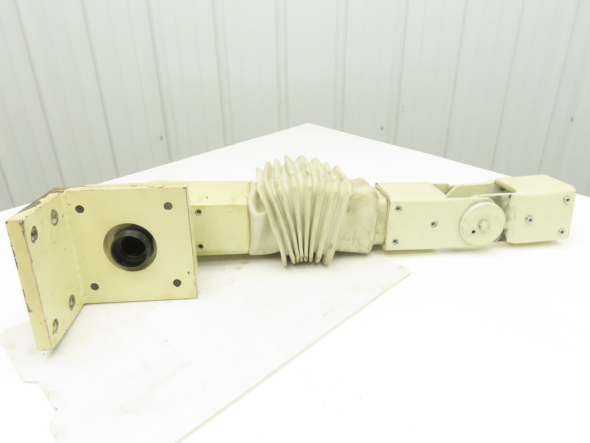 Hoffman HMI Support Arm 80x80mm Tube w/Intermediate Joint Wall Mount Swivel 26"L