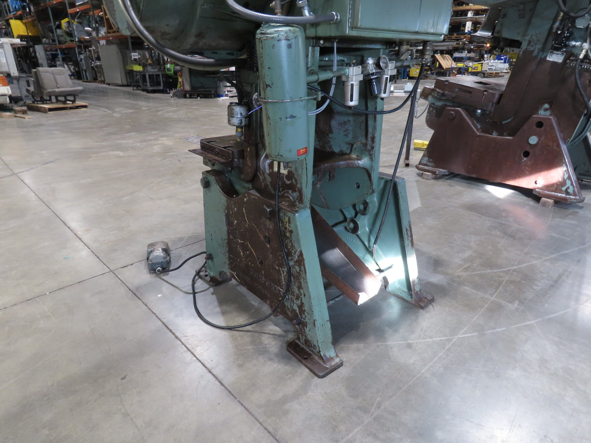 L&J No 36 Mechanical OBI Punch Press 36 Ton 3" Stroke 10Hp VFD Drive