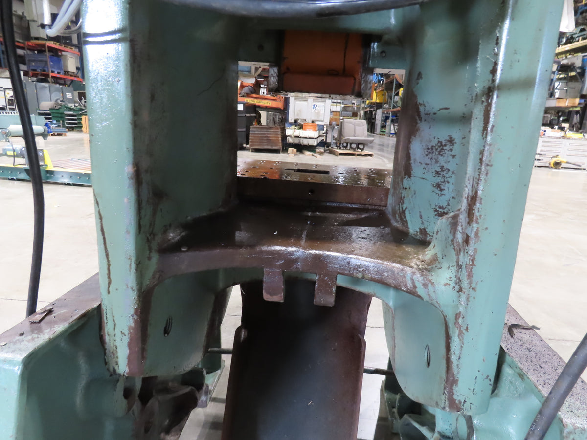 L&J No 36 Mechanical OBI Punch Press 36 Ton 3" Stroke 10Hp VFD Drive